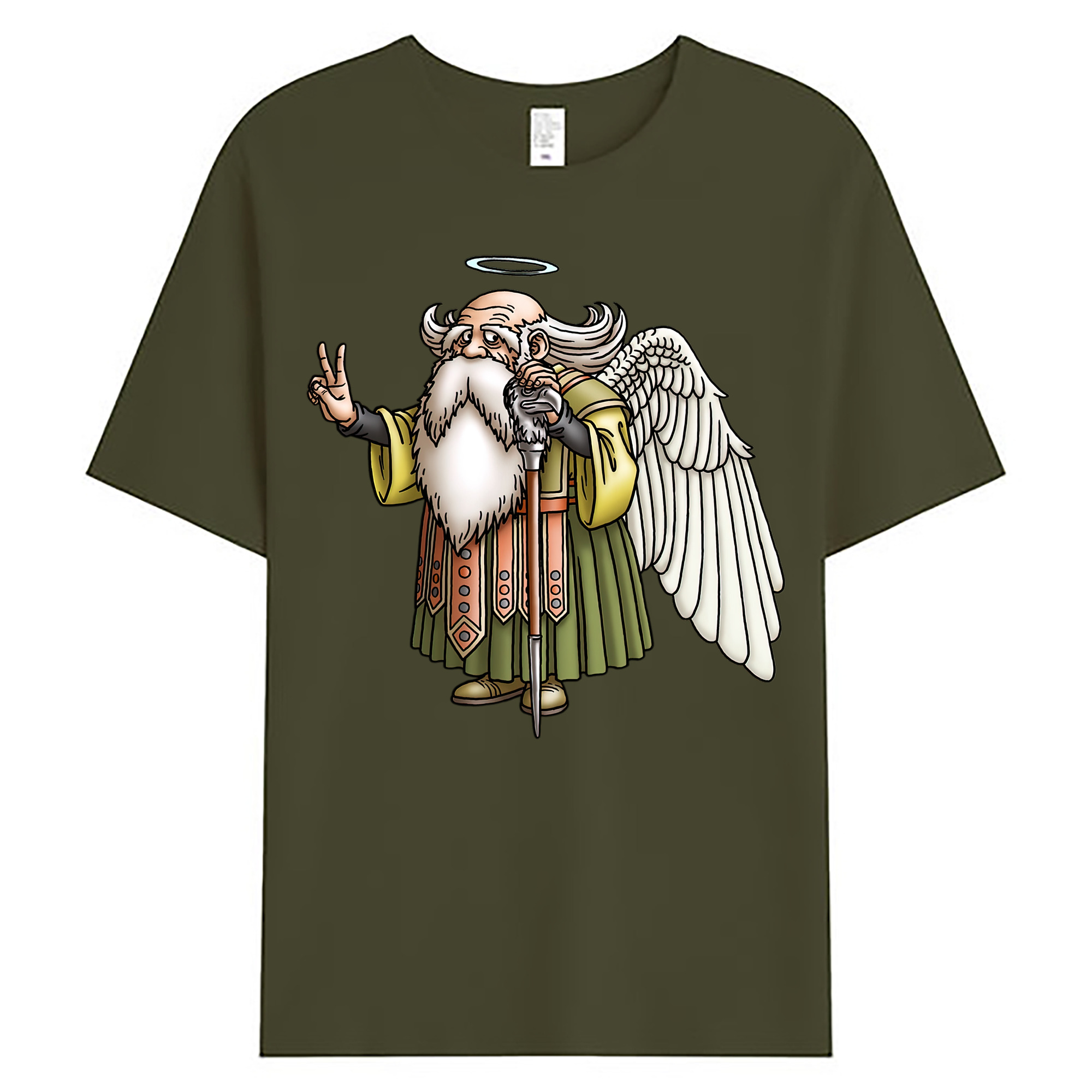 （画像用） ドラゴンクエスト Doragon Kuesuto Dragon Quest 綿100％ メンズ半袖Tシャツ｜肌触りやわらか＆通気性